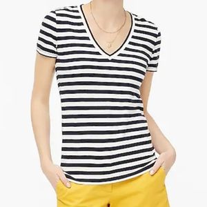 J.Crew Factory Slub Cotton, Striped Tee